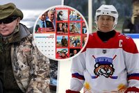 Putinův bizardní mačo kalendář: Túry, jízda na skútru, ippon v judu či hra na klavír za 73 korun!