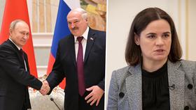 Svjatlana Cichanouská, Vladimir Putin, Alexandr Lukašenko