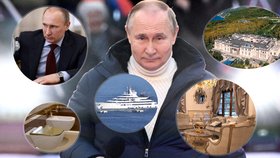 Paláce, jachty i letadla. Putin „nasyslil“ obří jmění. Je bohatší než Elon Musk?