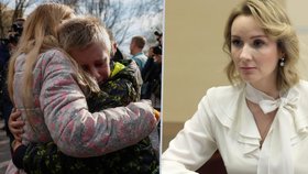 Ruská zmocněnkyně pro práva dětí tvrdí, že není válečný zločinec, nýbrž matka