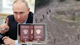 Střílejí Rusové na dezertéry? A Putin podepsal zákon o zabavení pasů branců.