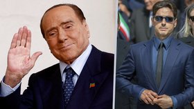 Berlusconiho dvě nejstarší děti budou mít společnou kontrolu nad Fininvestem: zleva syn Pier Silvio a dcera Marina Berlusconi