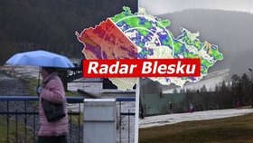 Ochlazení v Česku: Teploty i pod nulou, déšť a sněhové přeháňky. Sledujte radar Blesku