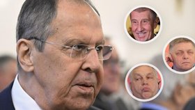 Lavrov se rozpovídal o Ficovi, Orbánovi a Babišovi. Nešetřil chválou