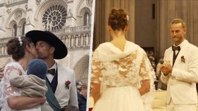 První svatba v katedrále Notre-Dame po třiceti letech! Oženil se tesař, pomáhal s její obnovou