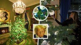 Vánoční výzdoba v Bílém domě