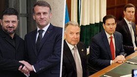 Macron v uniklém rozhovoru: „Existuje šance, že USA zradí Ukrajinu skrz území“