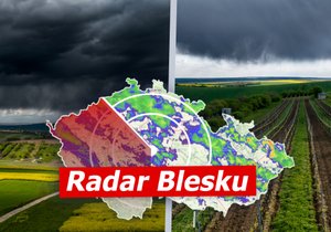 Na Česko se hrnou bouřky, vítr, lijáky!