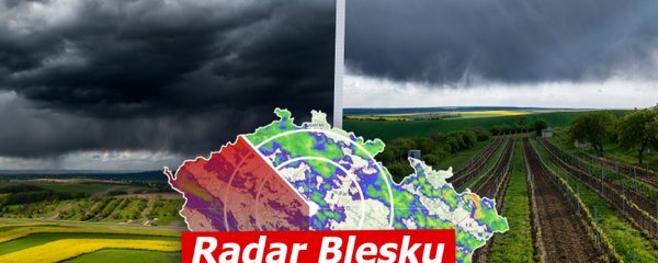 Na Česko se hrnou jarní bouřky, vítr a lijáky! Sledujte radar Blesku