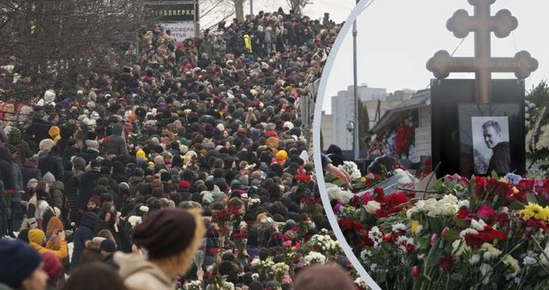 „Jako náboženský průvod!“ Rusové po pohřbu Navalného líčí dojmy z nekonečného davu 