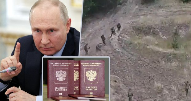 Šokující video: Střílejí Rusové na dezertéry? A Putin podepsal zákon o zabavení pasů branců
