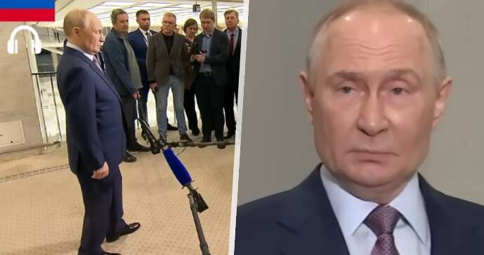 Putin se nekontrolovatelně kymácel před novináři. Znovu mu škubaly nohy.