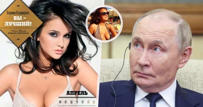 Putin si našel 17tiletou milenku z erotického kalendáře? Později přišla k luxusní nemovitosti.