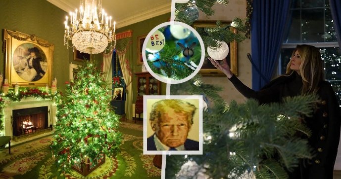 Vánoční výzdoba v Bílém domě