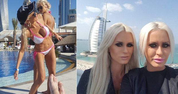 Opilá blonďatá dvojčata Alena a Saša napadla v Dubaji policistku. Sexy právničkám hrozí vězení