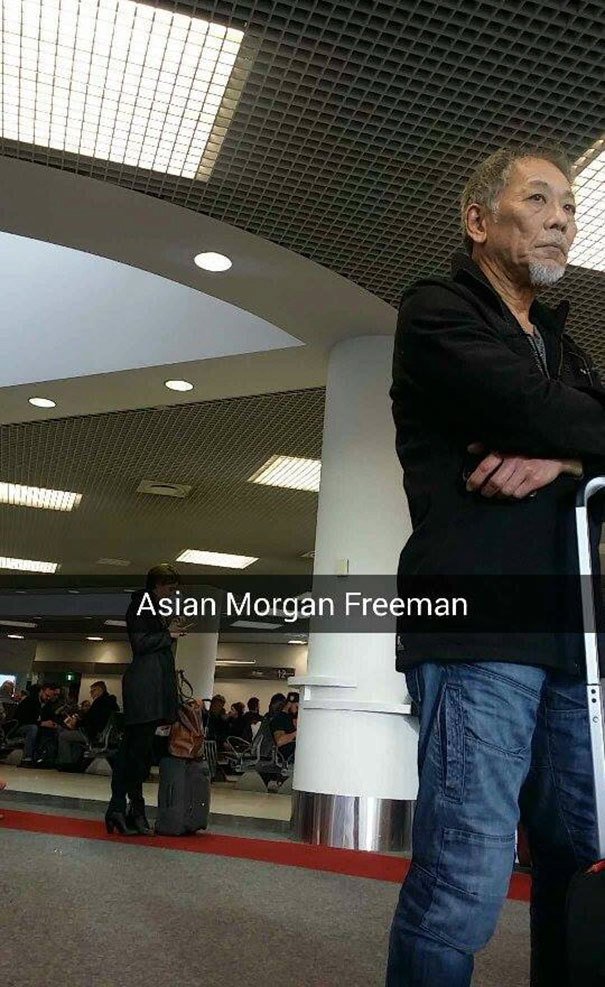 Morgan Freeman z Asie