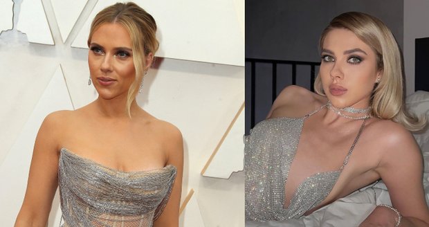 Scarlett Johanssonová a její dvojnice