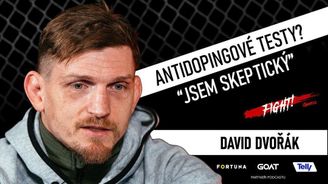 Dvořák: Steroidy jsou v MMA obrovský problém. Drtivá většina dopuje. Mám nový oheň Dvořák: Steroidy jsou v MMA obrovský problém. Drtivá většina dopuje. Mám nový oheň