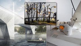 Lampy jako květiny? Dvorecký most si vzal do parády umělec Kryštof Kintera. Plánuje světově unikátní výzdobu