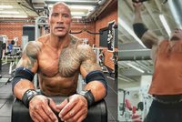 Dwayne Johnson (49) ukázal dřinu v posilovně: Svaly nejsou zadarmo!