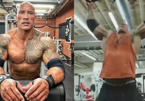 Dwayne Johnson na sobě nepřestává pracovat.