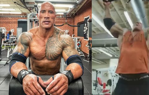 Dwayne Johnson (49) ukázal dřinu v posilovně: Svaly nejsou zadarmo!