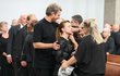 Pohřeb jazzmana Víti Marka, strýce Vojty Dyka Pohřeb jazzmana Víti Marka, strýce Vojty Dyka