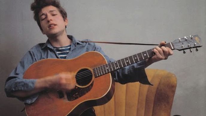 Neobvyklé kolorované fotky Boba Dylana z 60. let