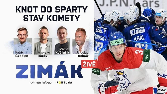 Zimák ŽIVĚ: Propad Sparty, má Knota. Naštvaní Tygři. Co hala pro ZOH? Zimák ŽIVĚ: Propad Sparty, má Knota. Naštvaní Tygři. Co hala pro ZOH?