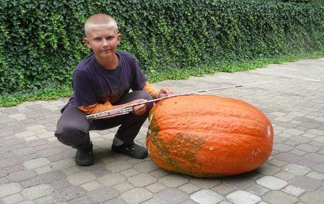 Dýně váží 41 kg, v nejširším bodě má 71 centimetrů.