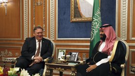 Americký ministr zahraničí Mike Pompeo o zmizení novináře Chášakdžího jednal s korunním princem Mohamadem bin Salmánem.