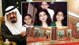 Princezny drží král Abduláh v luxusním paláci v Džiddě