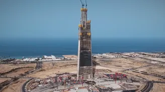 Nejvyšší mrakodrap světa v Džiddě překonal sto pater a ohrožuje dubajský rekord Nejvyšší mrakodrap světa v Džiddě překonal sto pater a ohrožuje dubajský rekord