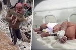 Novorozená holčička přežila zemětřesení jako jediná z rodiny. Když ji dobrovolníci našli, byla s mrtvou matkou stále spojená pupeční šňůrou.