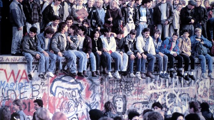 Džíny na Berlínské zdi