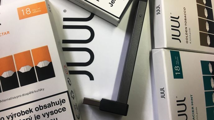 Česko je dvacátou zemí, na jejíž trh vstoupily e-cigarety Juul