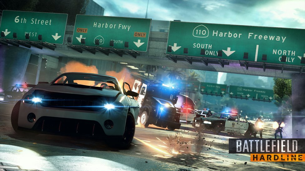 Honičky budou v policejním Battlefield: Hardline na denním pořádku.