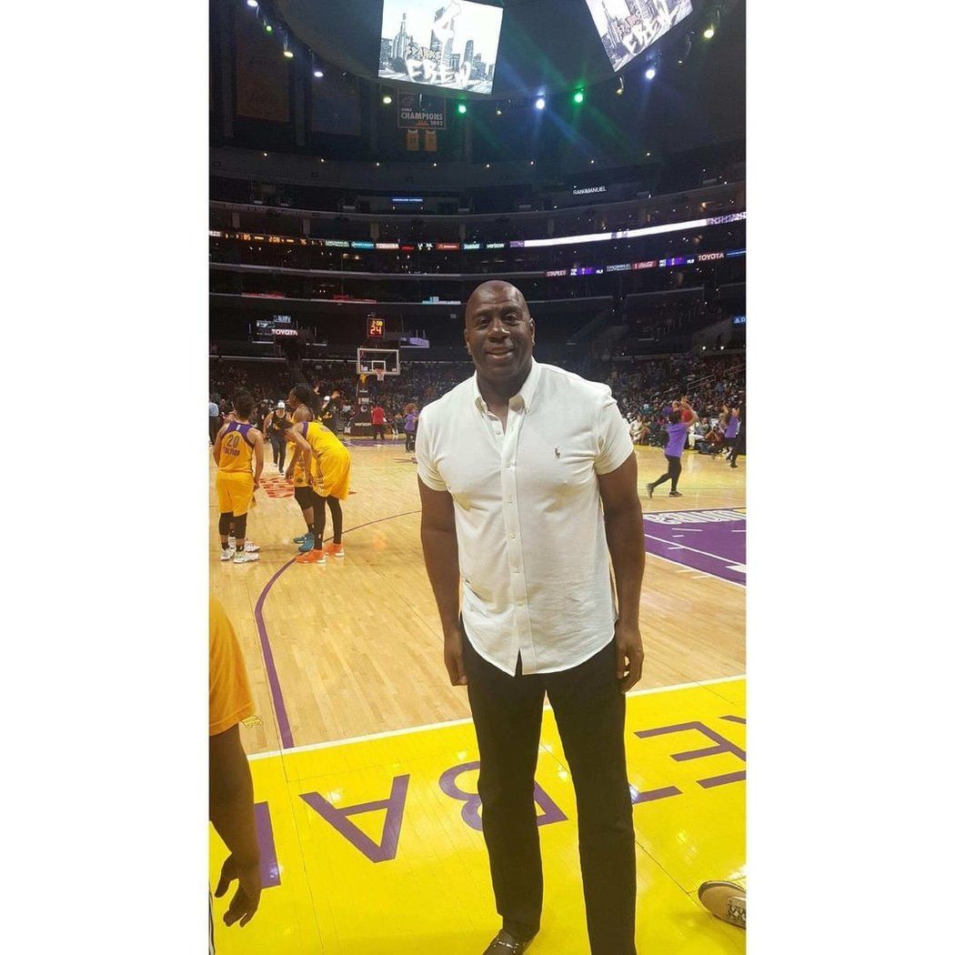 Basketbalová legenda Earvin »Magic« Johnson