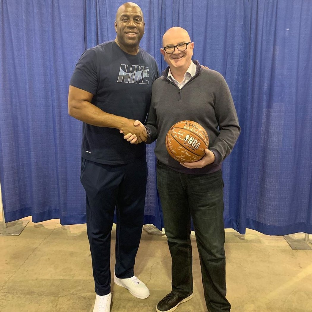 Basketbalová legenda Earvin »Magic« Johnson