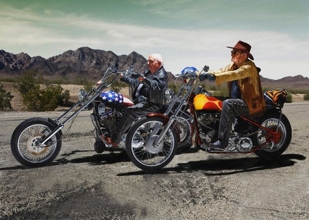 Easy Rider, Walter Loeser (left), 98,  Kurt Neuhaus, 90