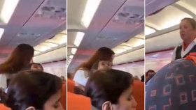 Letuška EasyJet vyhrožovala rodině pokutou, protože si malý chlapec stoupl na sedačku.