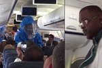 Muže, který v žertu řekl, že má ebolu, vyvedli z letadla.