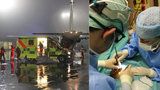 Pražští lékaři zachraňovali život pětiměsíčnímu miminku v Ostravě. Letadlem u něj byli za 50 minut