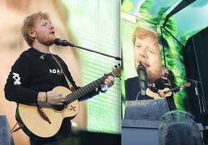 V Praze bude dnes zase hrát slavný hudebník Ed Sheeran.