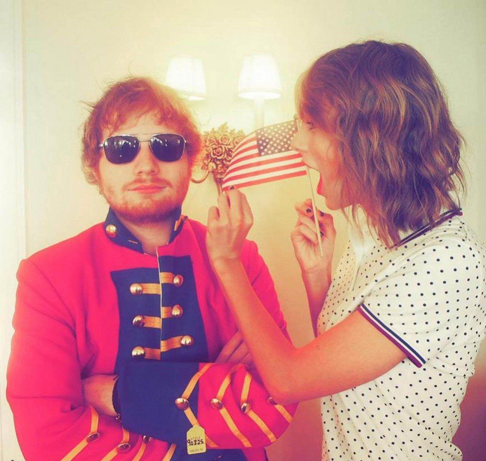 Ed Sheeran a Taylor Swiftová jsou výbornými přáteli.