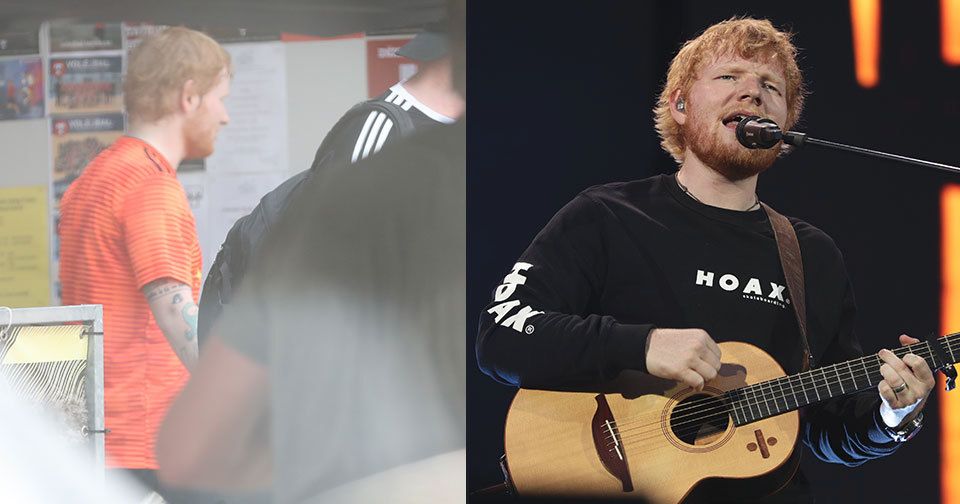 Hvězdné manýry nemá! Ed Sheeran si šel mezi koncerty »začutat«