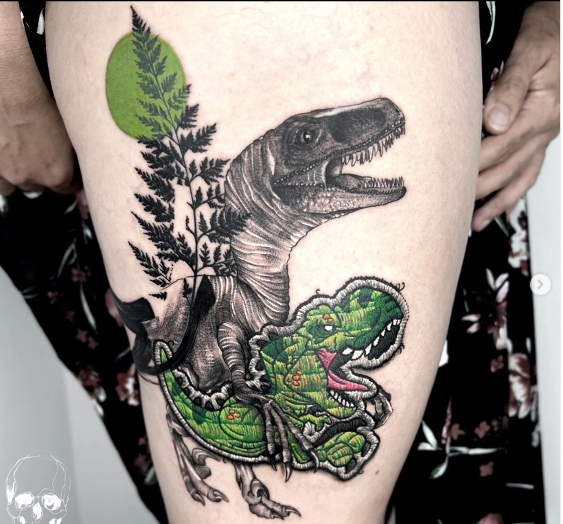 Eduardo Lozano vytváří hyperrealistická tetování, která vypadají jako výšivky