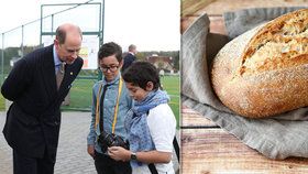 Princ Edward v Praze: Ocenil šikovné studenty a „pošmákl si“ na českém chlebu
