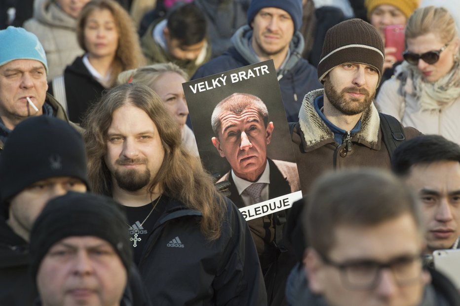 Demonstrace proti EET na Václavském náměstí
