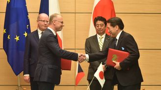 Exportní pojišťovna pomůže vývozcům do třetích zemí, spojí síly s Japonci 